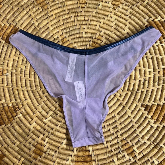 Adore Me Mesh Lace High Cut Cheeky Underwear - Picture 3 of 3